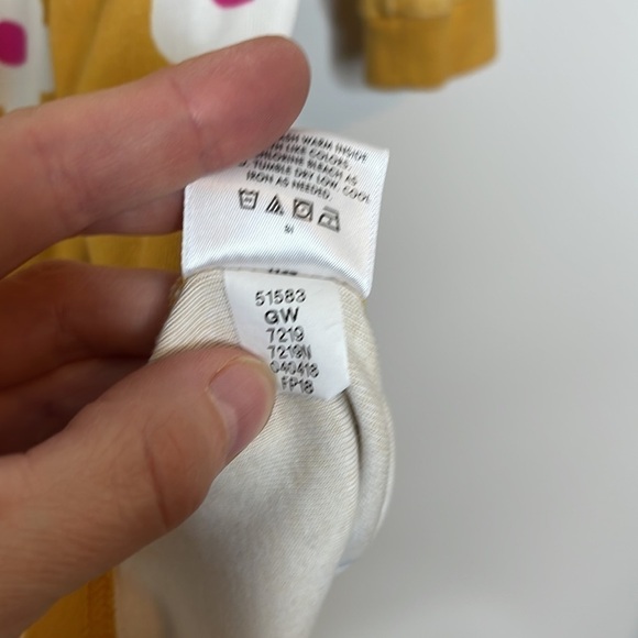 Hanna Andersson Girl’s Yellow Floral Dress - Picture 4 of 6